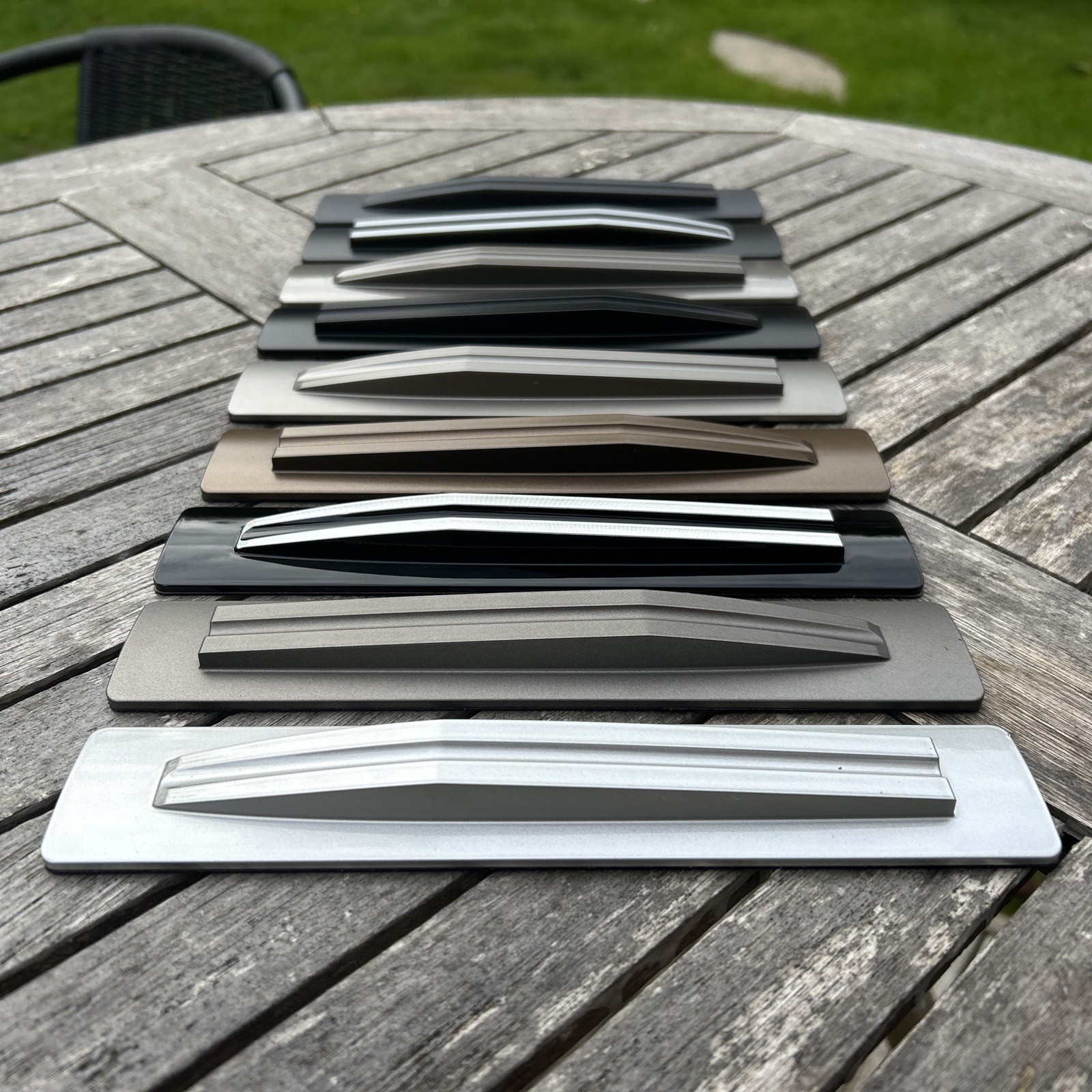 Aston Martin Alloy Wheel Paint Trim Finish Samples X 9 Automotive Memorabilia