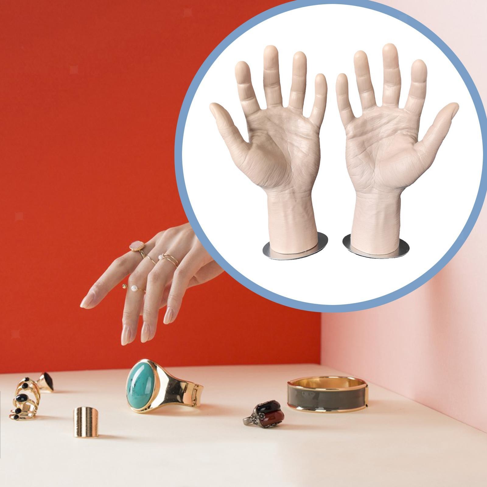 2Pcs Male Hand Mannequin Magnetic Halloween Props for Painting Cosplay Store 2Pcs Male Hand Mannequin Magnetic Halloween Props for Painting Cosplay Store