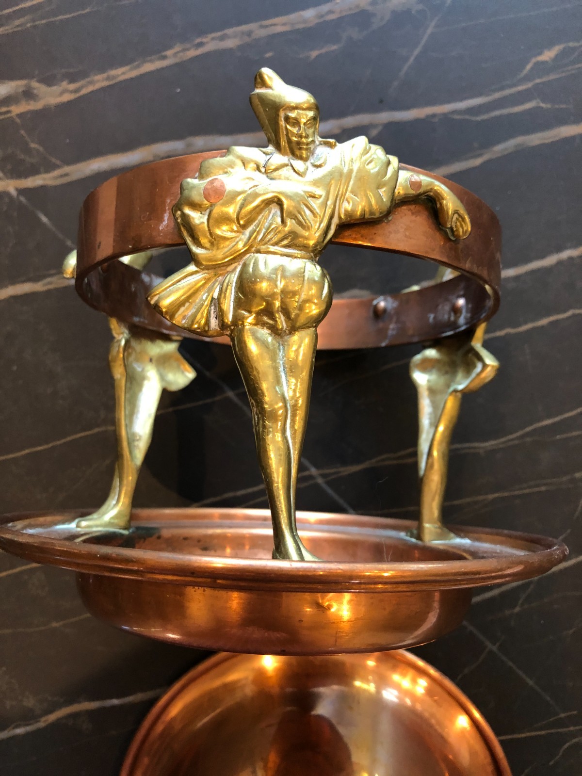 Antique Art Deco Joseph Heinrich Jester/Harlequin Chafing Dish