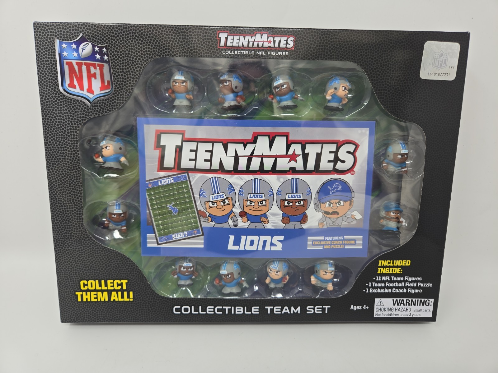 NFL TeenyMates Detroit Lions Collectible Team Set, 12-Figure Open Box