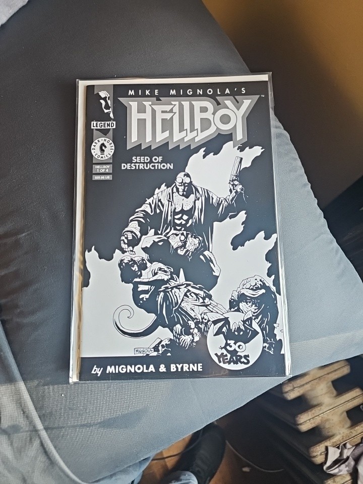 SDCC 2026 Dark Horse Hellboy Seed of Destruction #1 30th Mignola Variant 2024