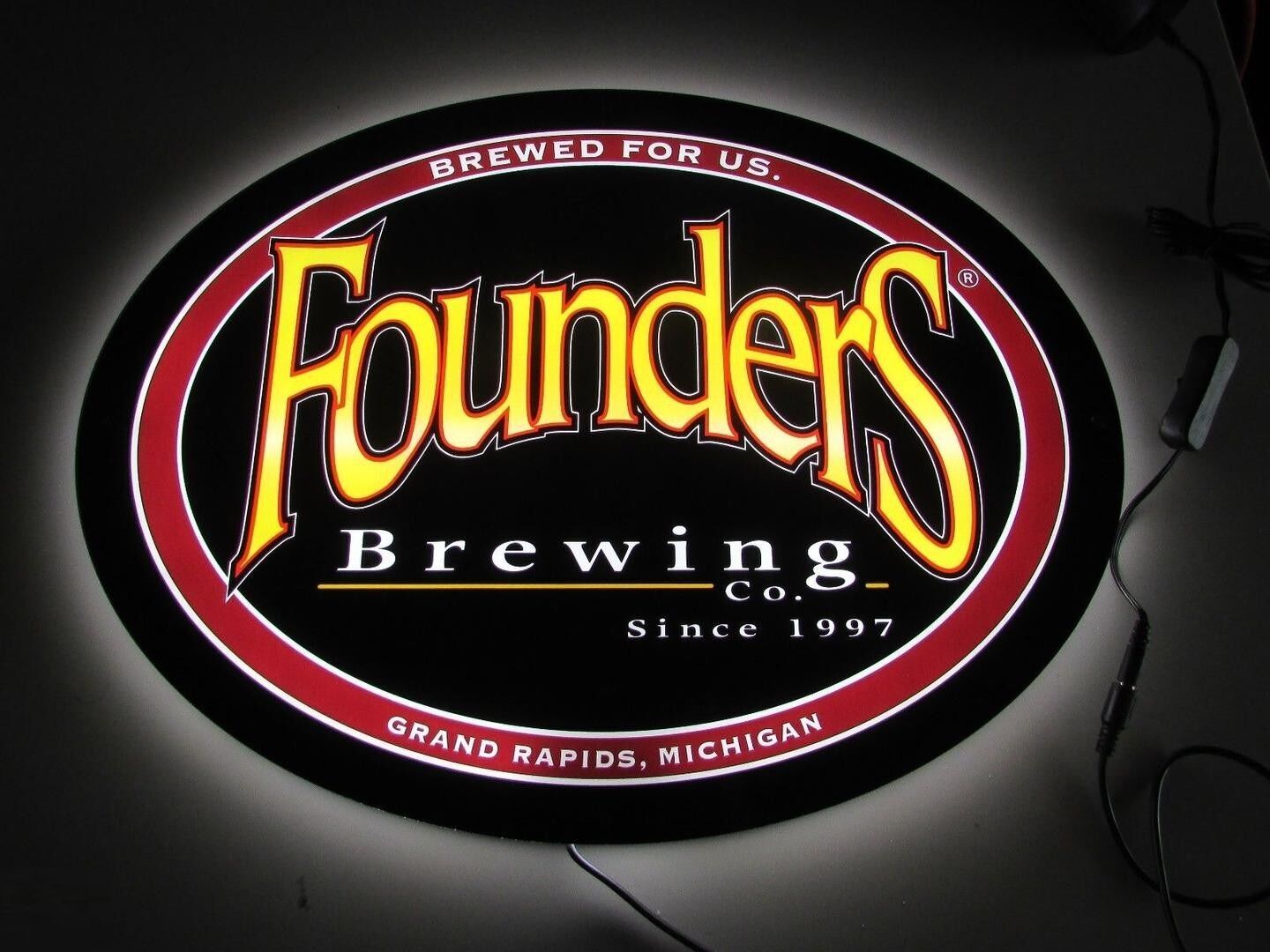 Founders Brewing 3D LED 17\