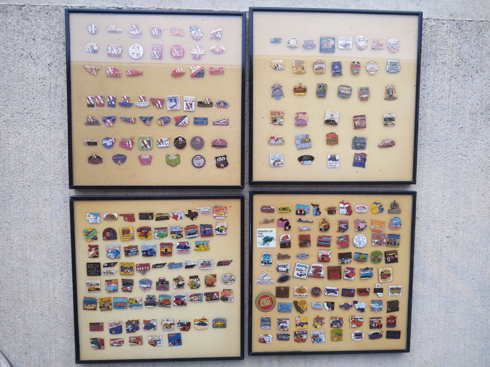 Lot of 225 + Vintage Metal Hat Lapel Pins NSRA STREET RODS HOT ROD Car Culture Lot of 225 + Vintage Metal Hat Lapel Pins NSRA STREET RODS HOT ROD Car Culture