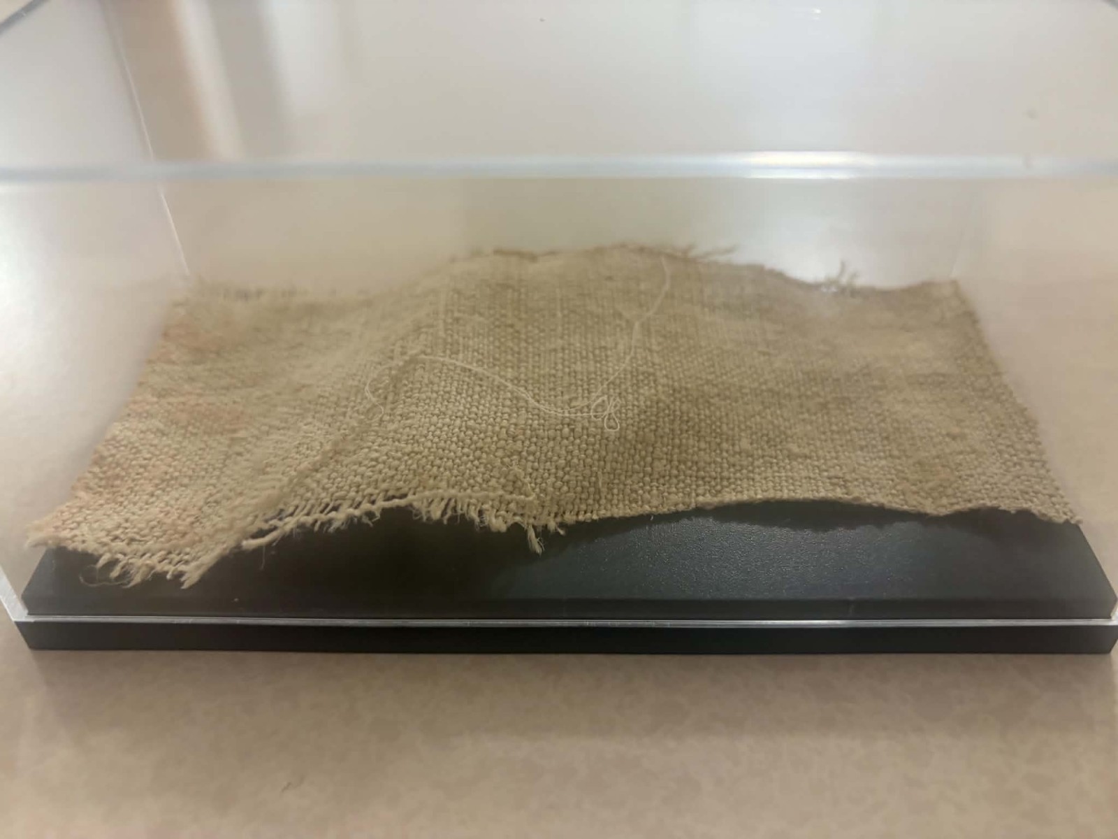 RMS White Star Titanic Cloth Wreckage Piece Salvaged w Provenance Documentation RMS White Star Titanic Cloth Wreckage Piece Salvaged w Provenance Documentation