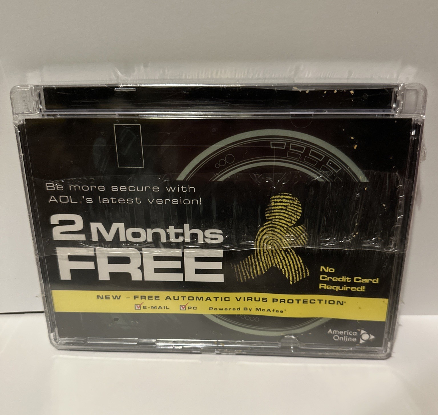 AOL Top Speed 2 Months Free Trial Disc CD-ROM Powered By Mcafee Top Speed AOL Top Speed 2 Months Free Trial Disc CD-ROM Powered By Mcafee Top Speed