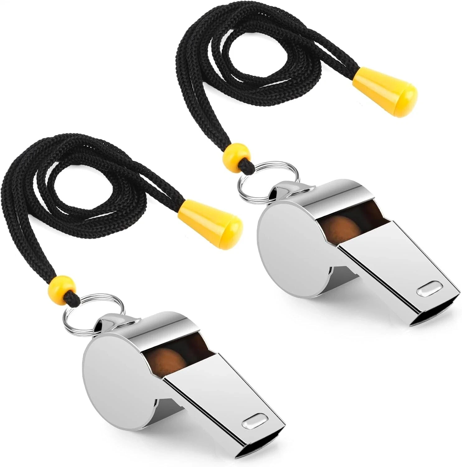 Whistle, Whistle for Coaches, Stainless Steel Whistles Coach 2 PCS Whistle, Whistle for Coaches, Stainless Steel Whistles Coach 2 PCS