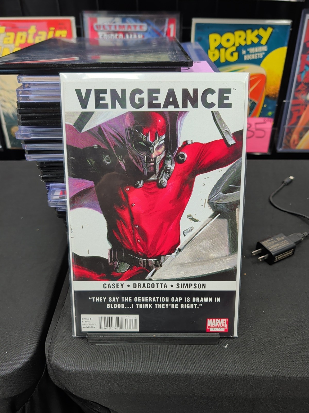 Vengeance #1  1st App America Chavez Marvel Comics 2011 Nick  Dragotta Art VF-