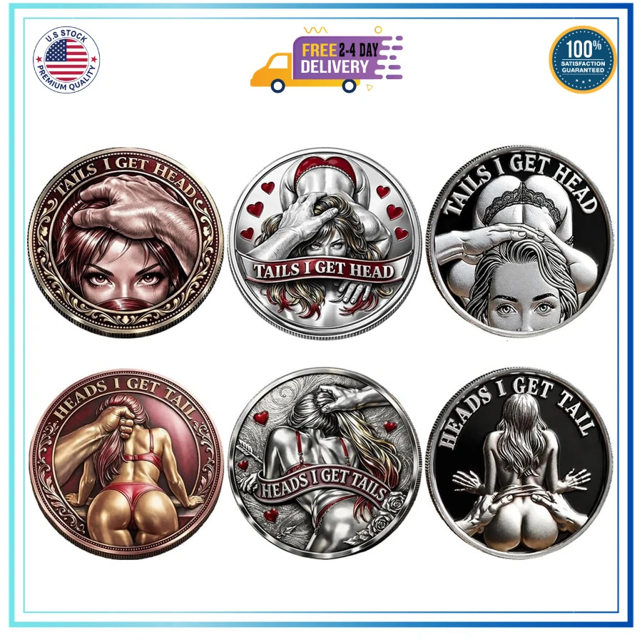 3 Pcs Decision Coin Heads I Win Tails You Lose Funny Flip Coin Gift 3 Pcs Decision Coin Heads I Win Tails You Lose Funny Flip Coin Gift