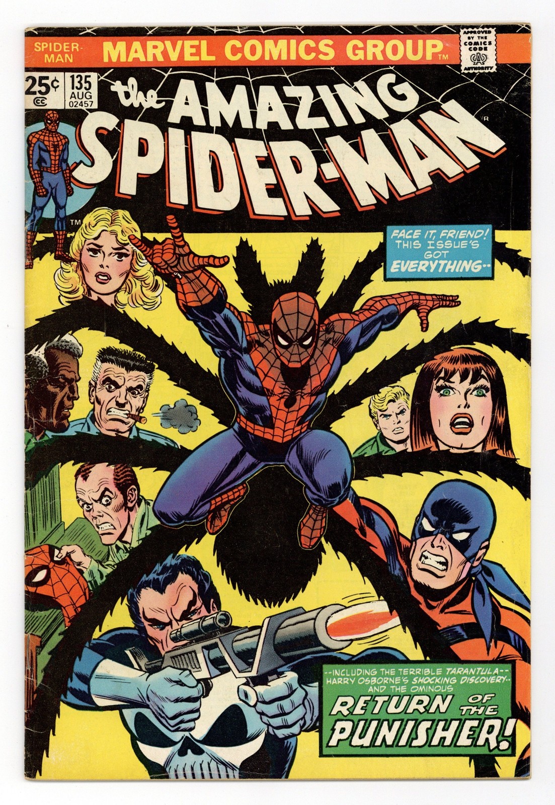 Amazing Spider-Man #135 VG 4.0 1974