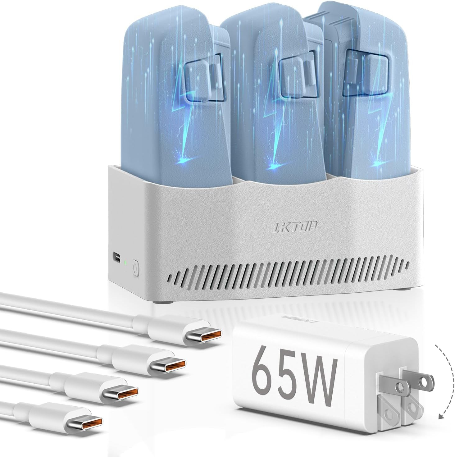 65W Flip Parallel Charging Hub Kit for DJI Flip Drone Accessories with 65W Batte 65W Flip Parallel Charging Hub Kit for DJI Flip Drone Accessories with 65W Batte