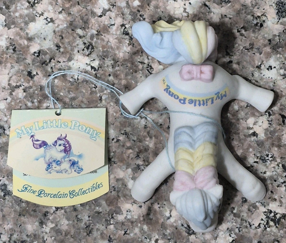 My Little Pony Rainbow First Born Porcelain Figurine 1985 Vintage With Tag My Little Pony Rainbow First Born Porcelain Figurine 1985 Vintage With Tag