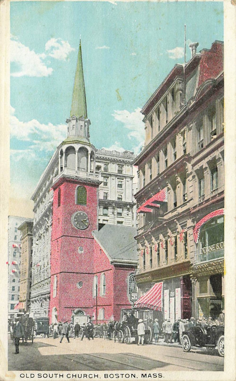 Old South Church, Boston, Mass. Posted 1922 Old South Church, Boston, Mass. Posted 1922