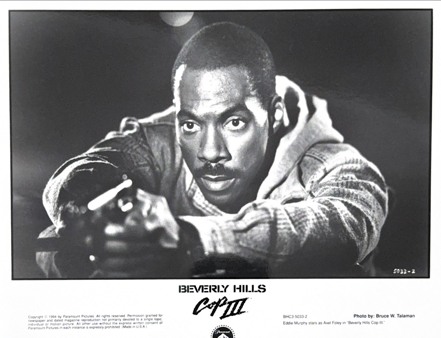 Vintage Beverly Hills Cop III 1994 Original Press Photo Eddie Murphy BHC3-5033-2 Vintage Beverly Hills Cop III 1994 Original Press Photo Eddie Murphy BHC3-5033-2
