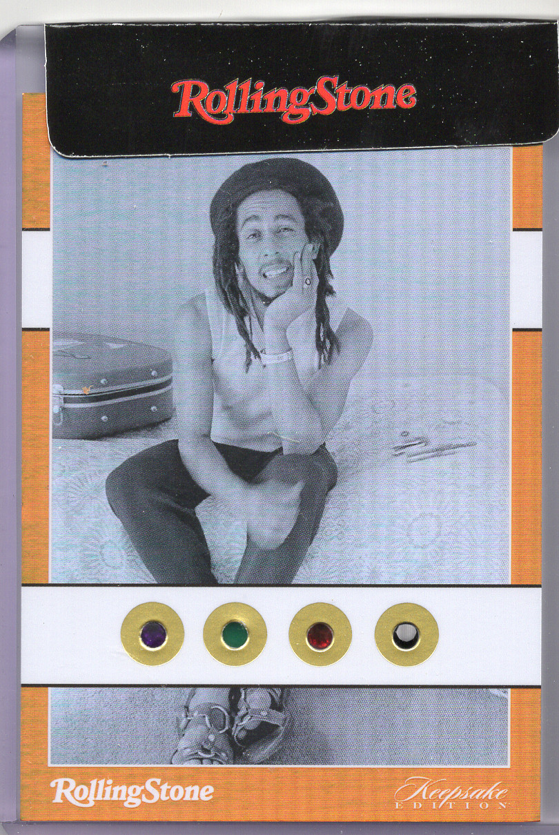 VERY RARE 2025 Bob Marley Keepsake Products Quad Gemstone Card #52 7/15 VERY RARE 2025 Bob Marley Keepsake Products Quad Gemstone Card #52 7/15