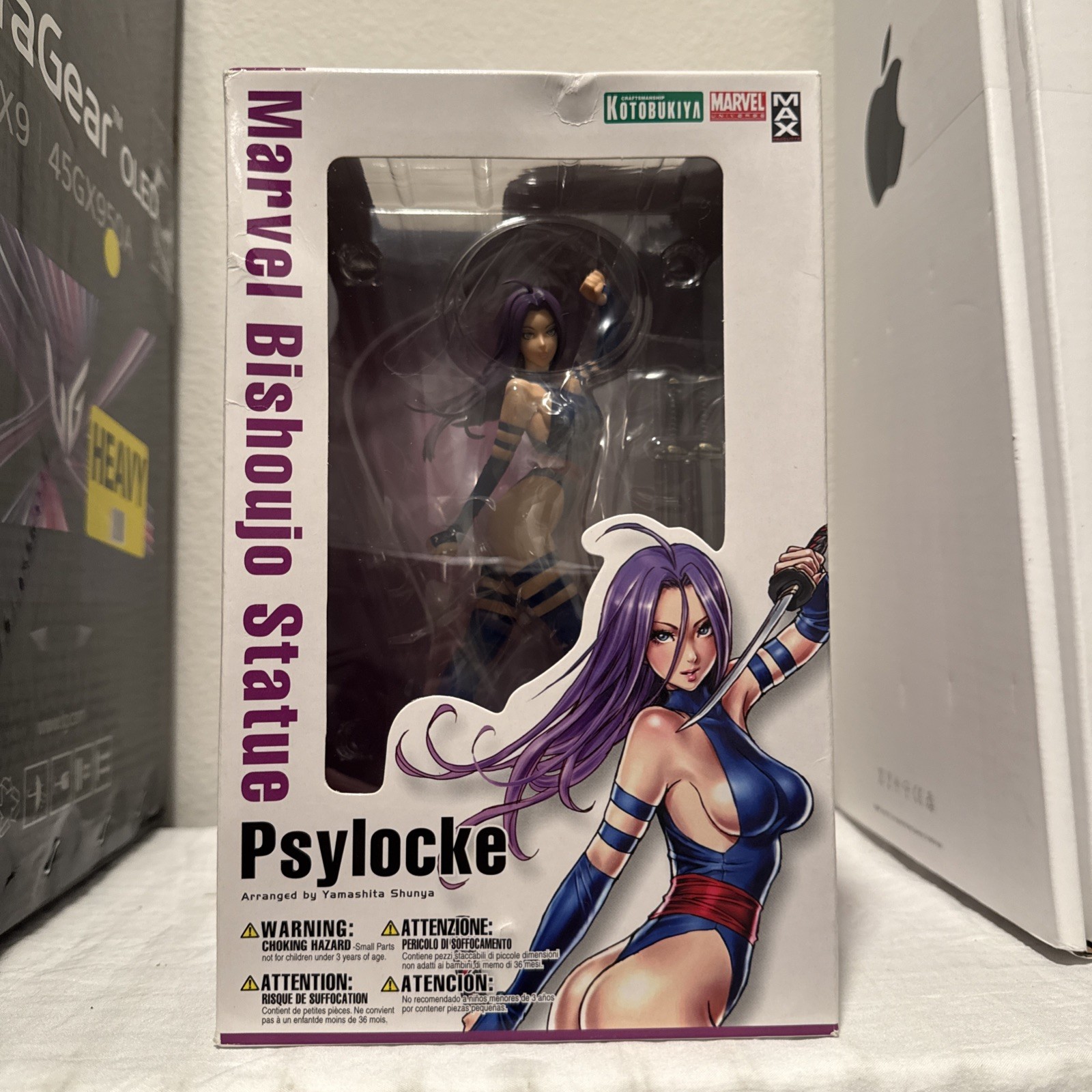Kotobukiya Marvel Bishoujo Psylocke 1:8 Scale Figure Statue X-Men Kotobukiya Marvel Bishoujo Psylocke 1:8 Scale Figure Statue X-Men
