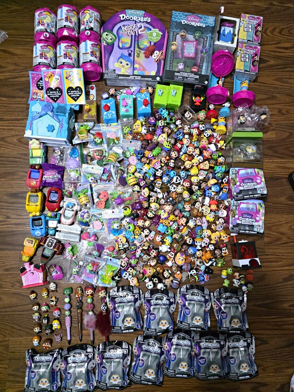 Disney Doorables Huge Lot Sealed Packs Figures Playsets Squishalots Rare