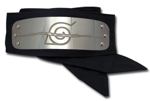 **Legit** Naruto Anti-Leaf Village Logo Authentic Anime Ninja Headband Toy #7857