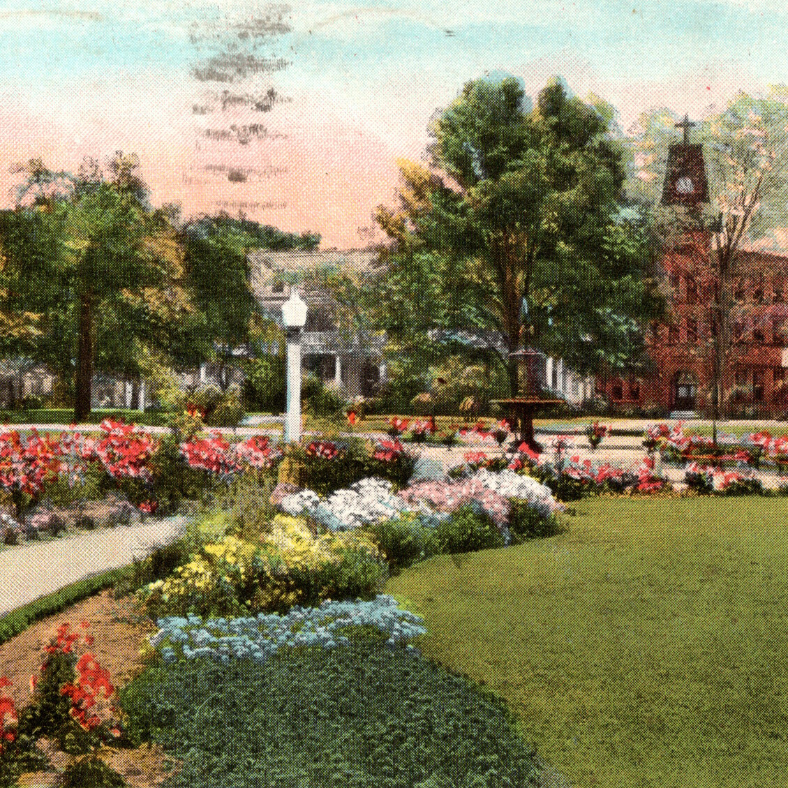 Vintage 1936 Cathedral School For Girls Lake Eola Episcopal Diocese Postcard FL Vintage 1936 Cathedral School For Girls Lake Eola Episcopal Diocese Postcard FL