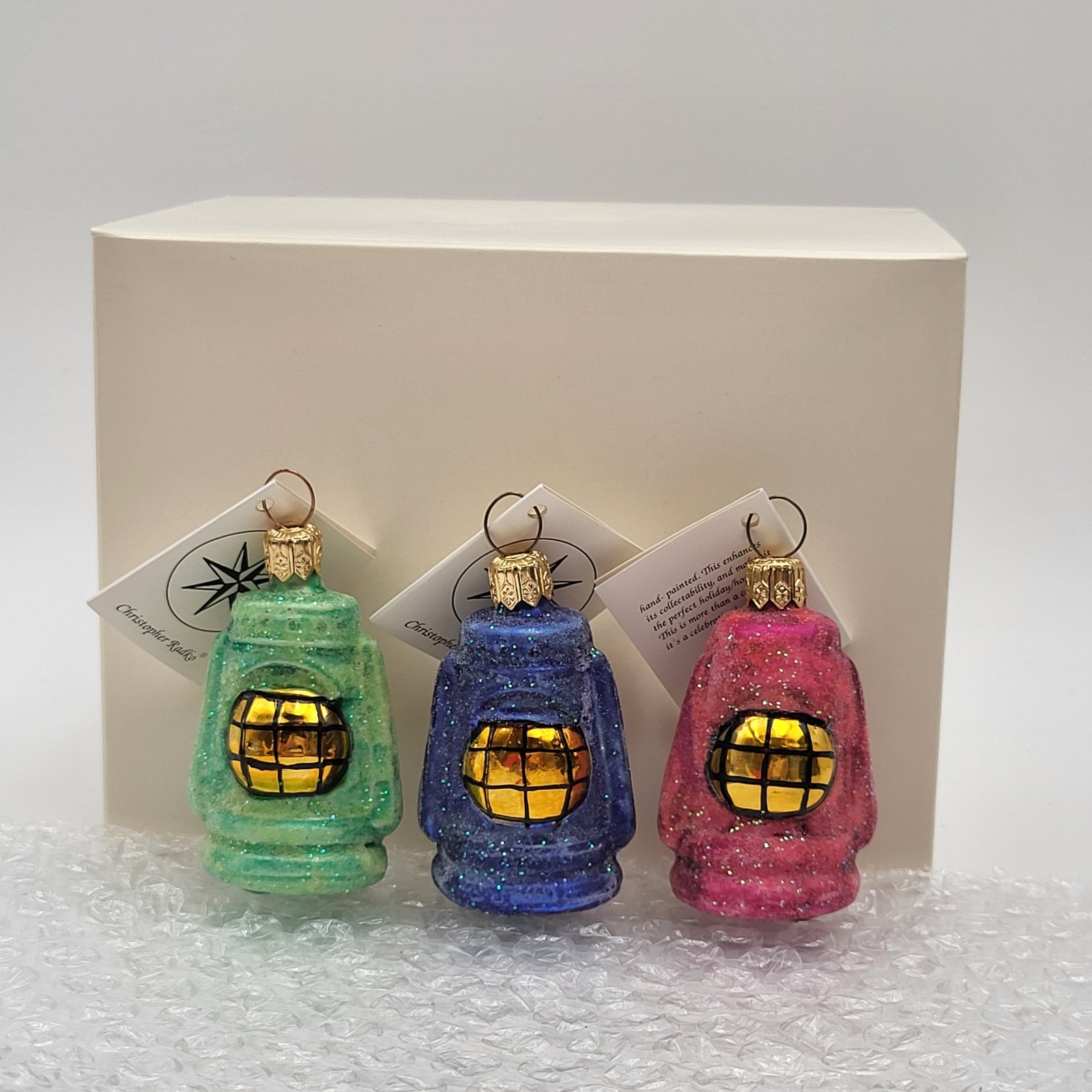 Set of 3 Christopher Radko \ Set of 3 Christopher Radko \