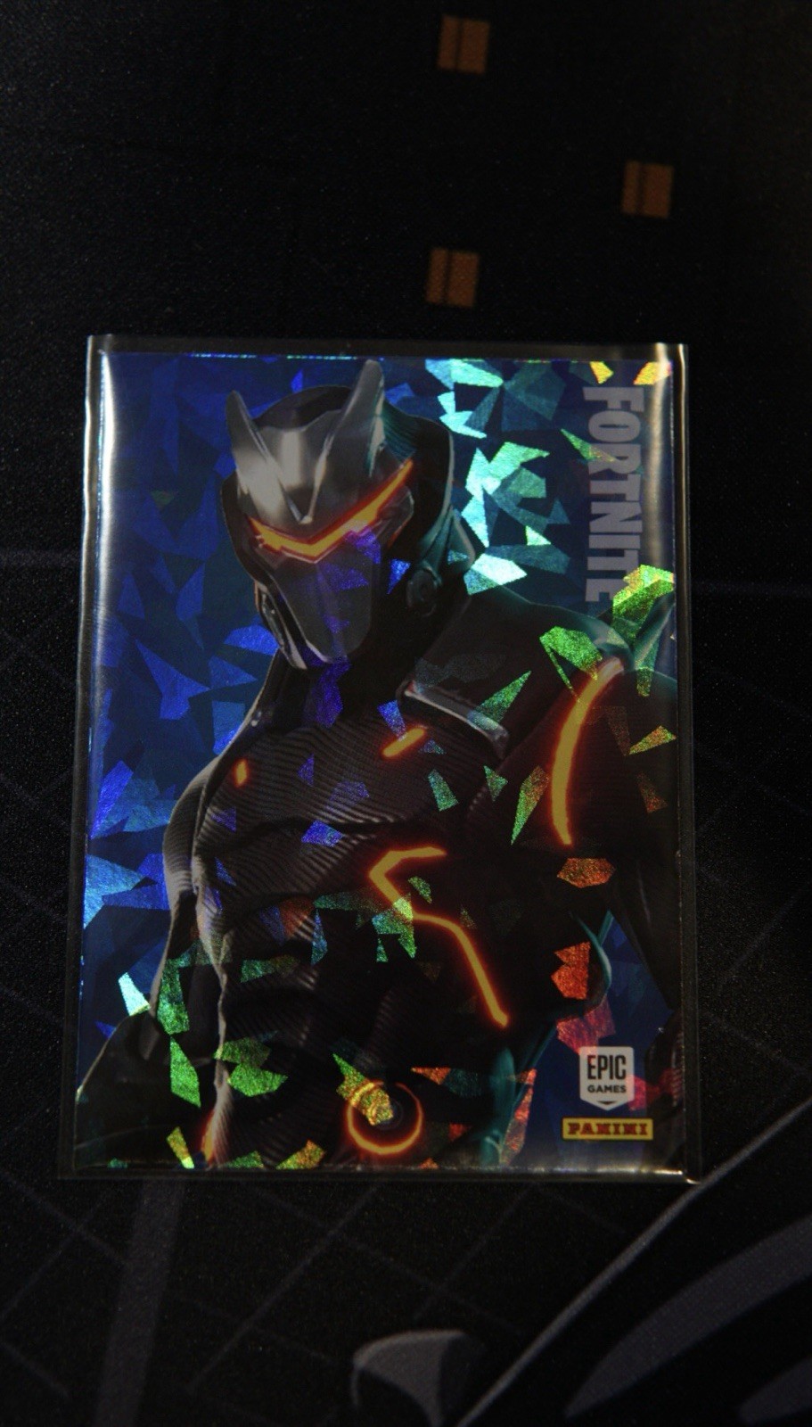 2019 Panini Fortnite Series 1 USA Crystal Shard #277 Omega