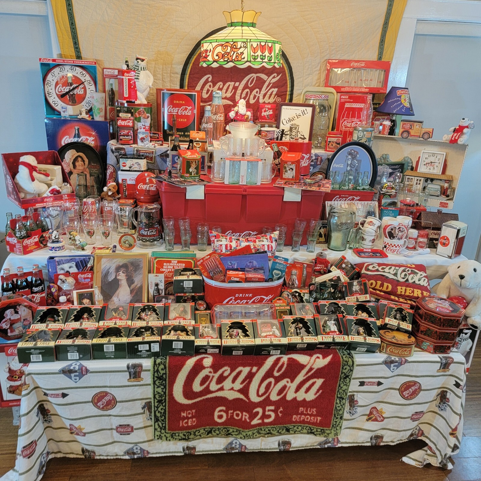 Coca Cola COLLECTION Huge Vintage Lot Coke Collectibles OVER 225+ Items Rare