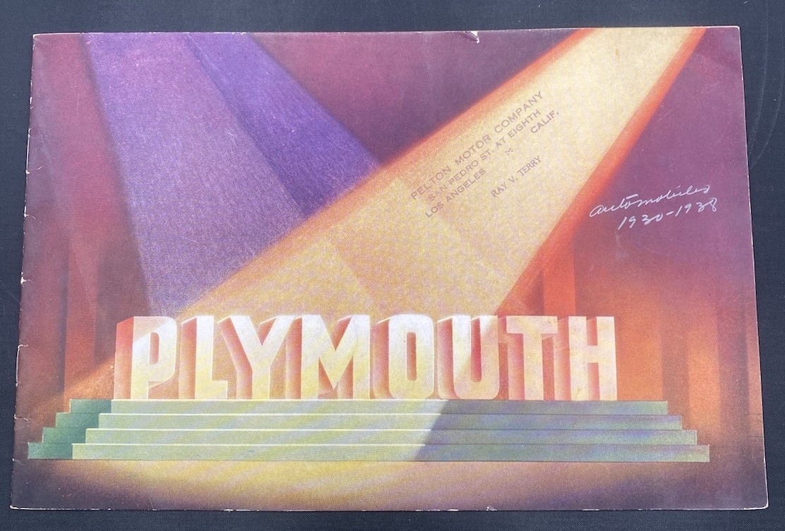 Vintage 1935 Plymouth Sales Brochure