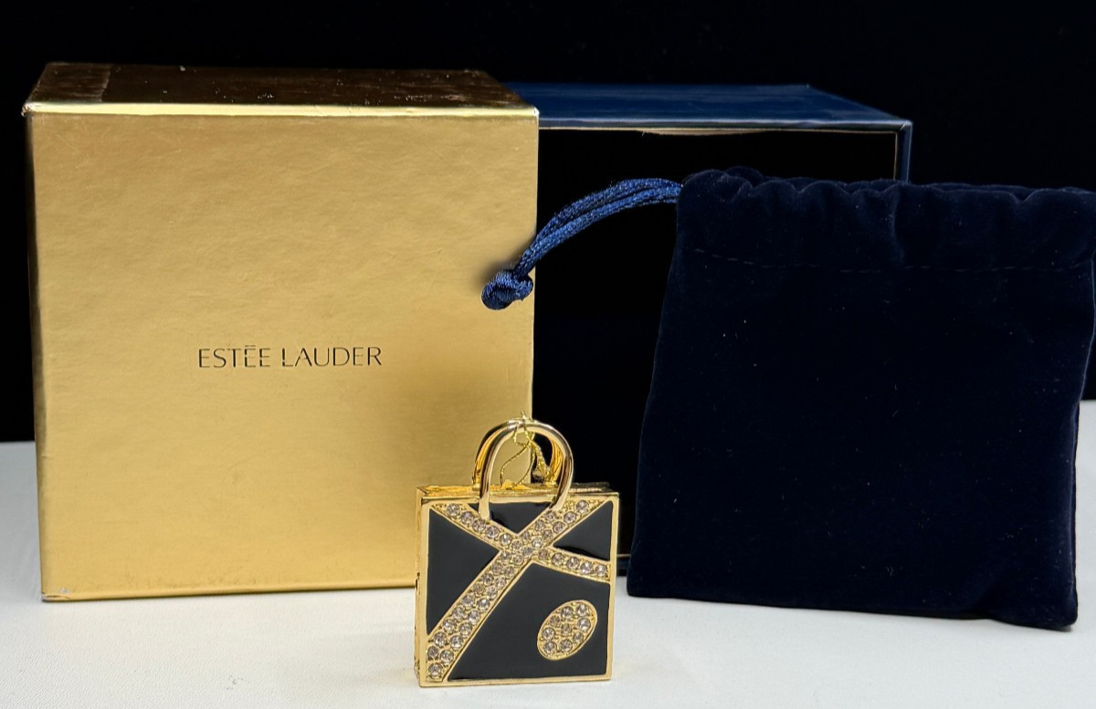 Estee Lauder Beautiful Saks Fifth Avenue Shopper Solid Perfume 0.02 oz As Shown