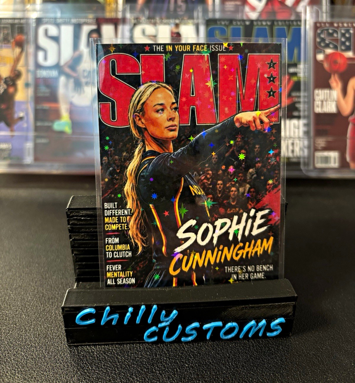 Sophie Cunningham SLAM Magazine Inspired Sparkle Holo Sophie Cunningham SLAM Magazine Inspired Sparkle Holo