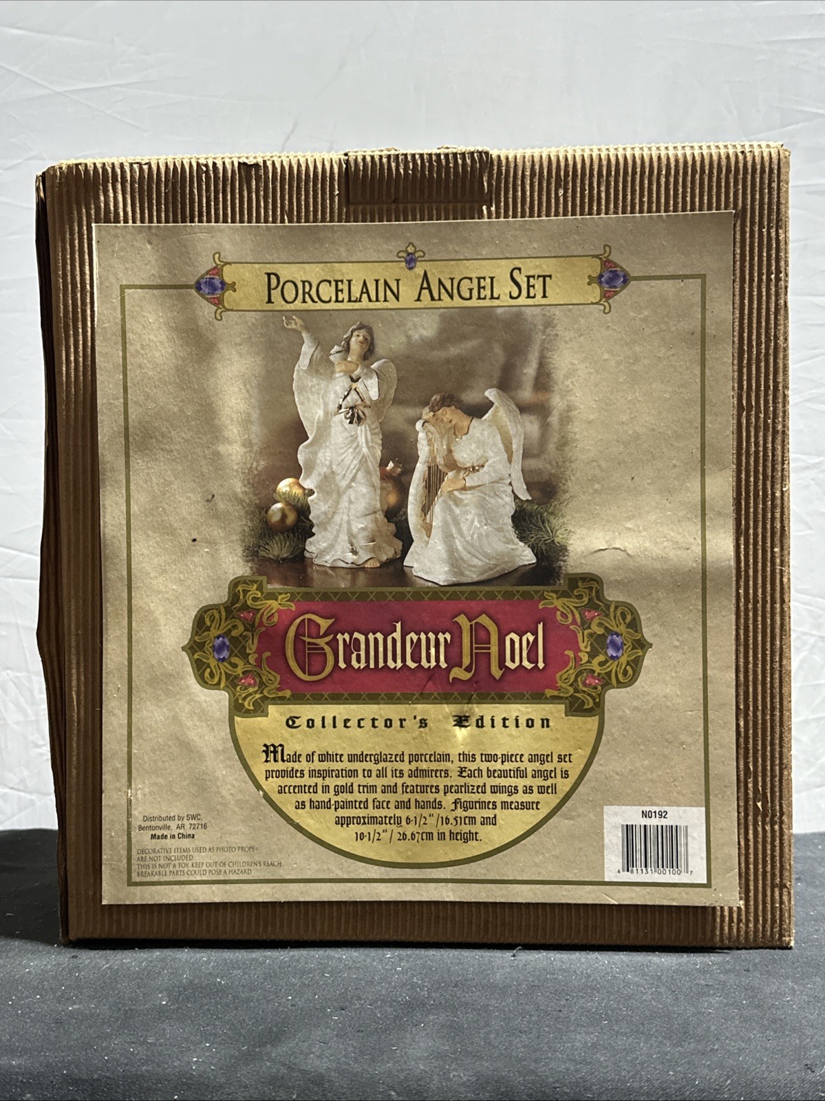Grandeur Noel Porcelain Angel Set 2000