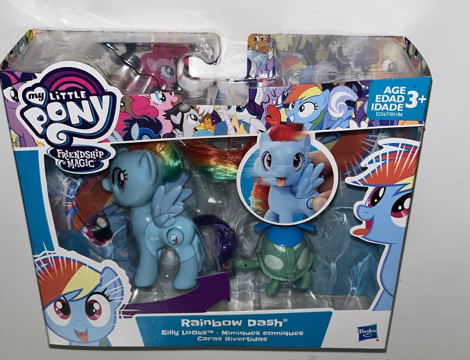 Hasbro My Little Pony Rainbow Dash Silly Looks 2-Figure Set Age 3+ E2567 Hasbro My Little Pony Rainbow Dash Silly Looks 2-Figure Set Age 3+ E2567