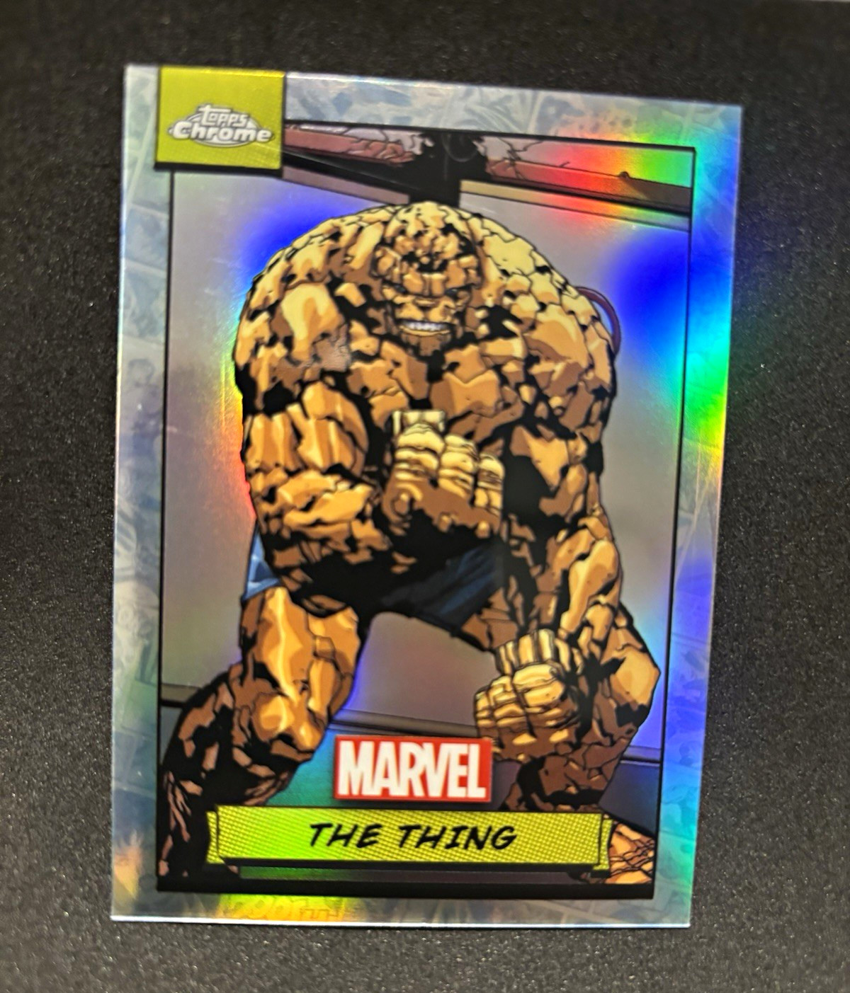 2024 Topps Chrome Marvel The Thing #10 Refractor Non-Sport Card English