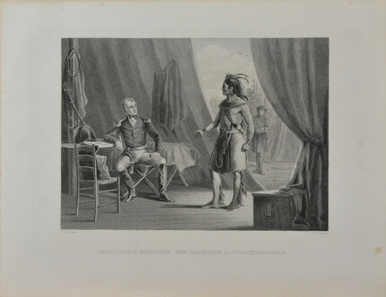 Antique United States War of 1812 General Jackson Art 1878 American