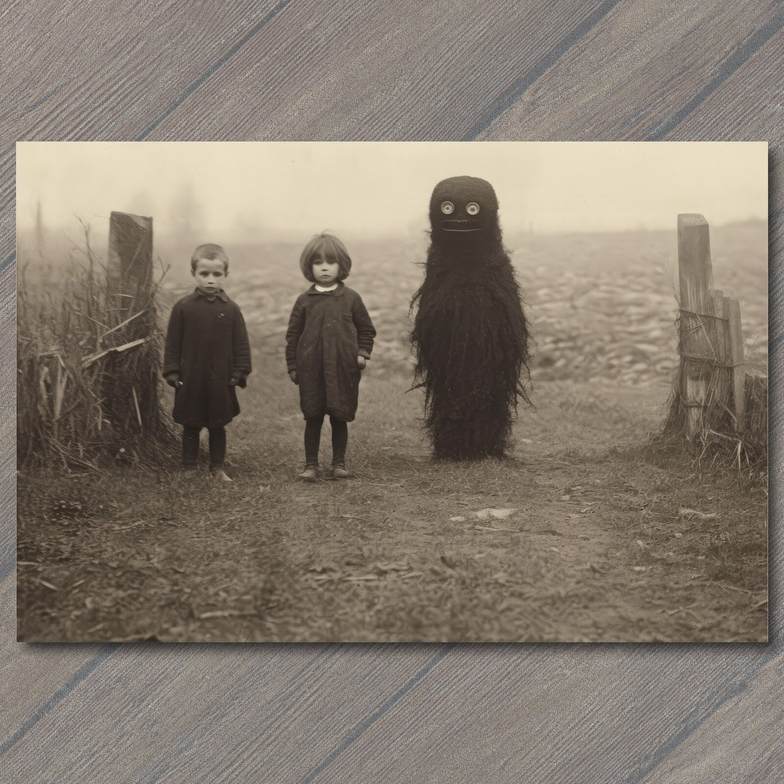👻 POSTCARD Weird Creepy Vintage Vibe Masks Halloween Cult Unusual Costume Kids 👻 POSTCARD Weird Creepy Vintage Vibe Masks Halloween Cult Unusual Costume Kids