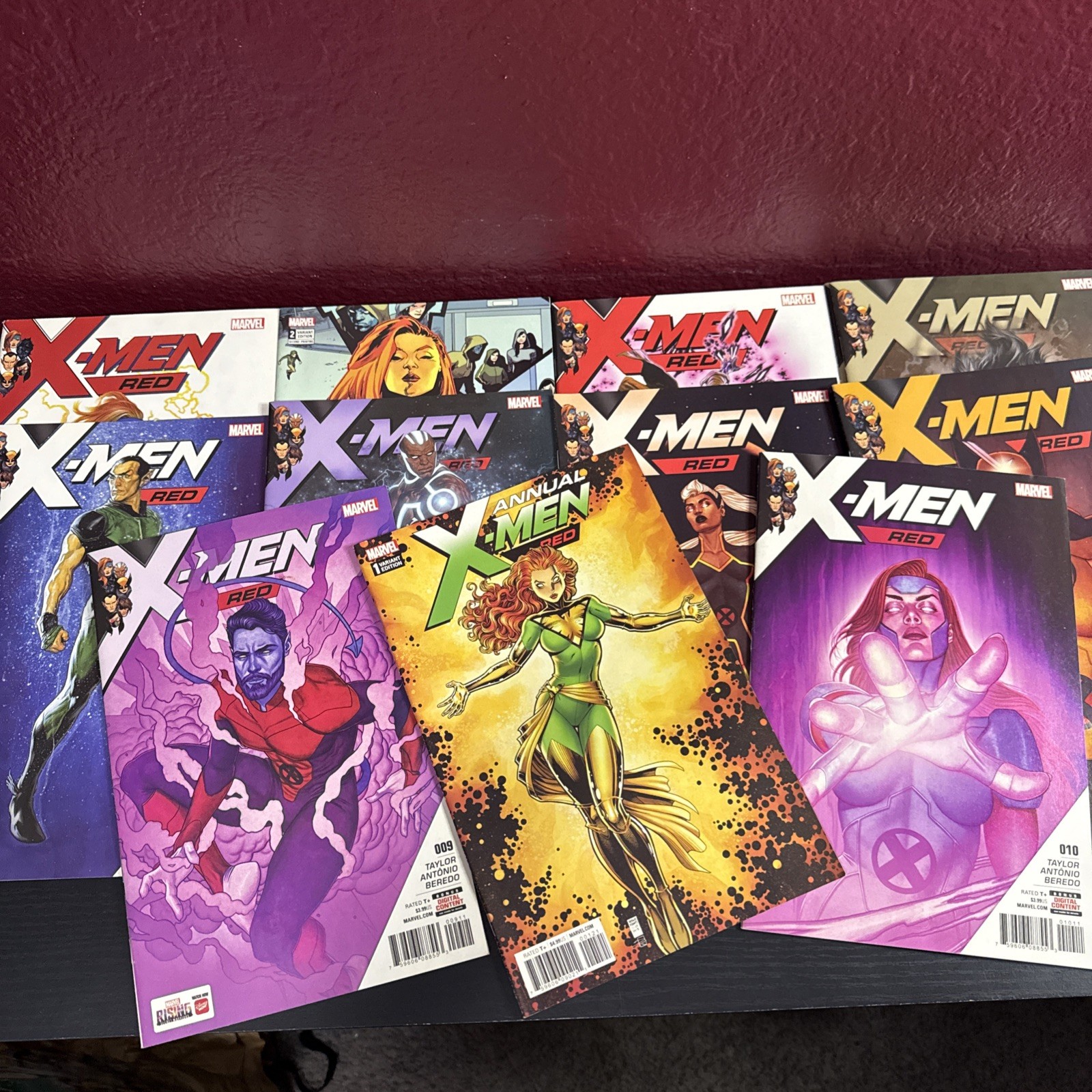 X-Men Red (2018) series (issues #1 through #10 plus Annual #1 variant) X-Men Red (2018) series (issues #1 through #10 plus Annual #1 variant)