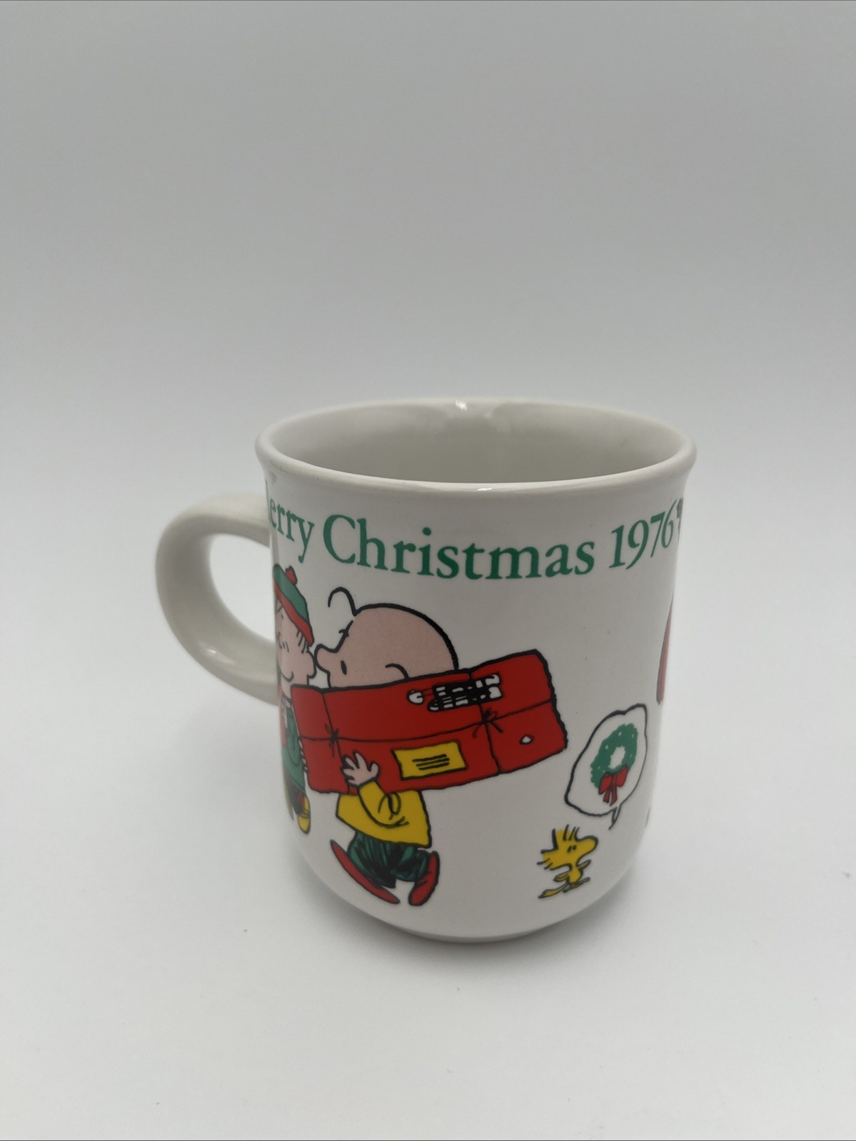 Vintage Peanuts 1976 Merry Christmas Mug Made In Japan Joy Inc Vintage Peanuts 1976 Merry Christmas Mug Made In Japan Joy Inc