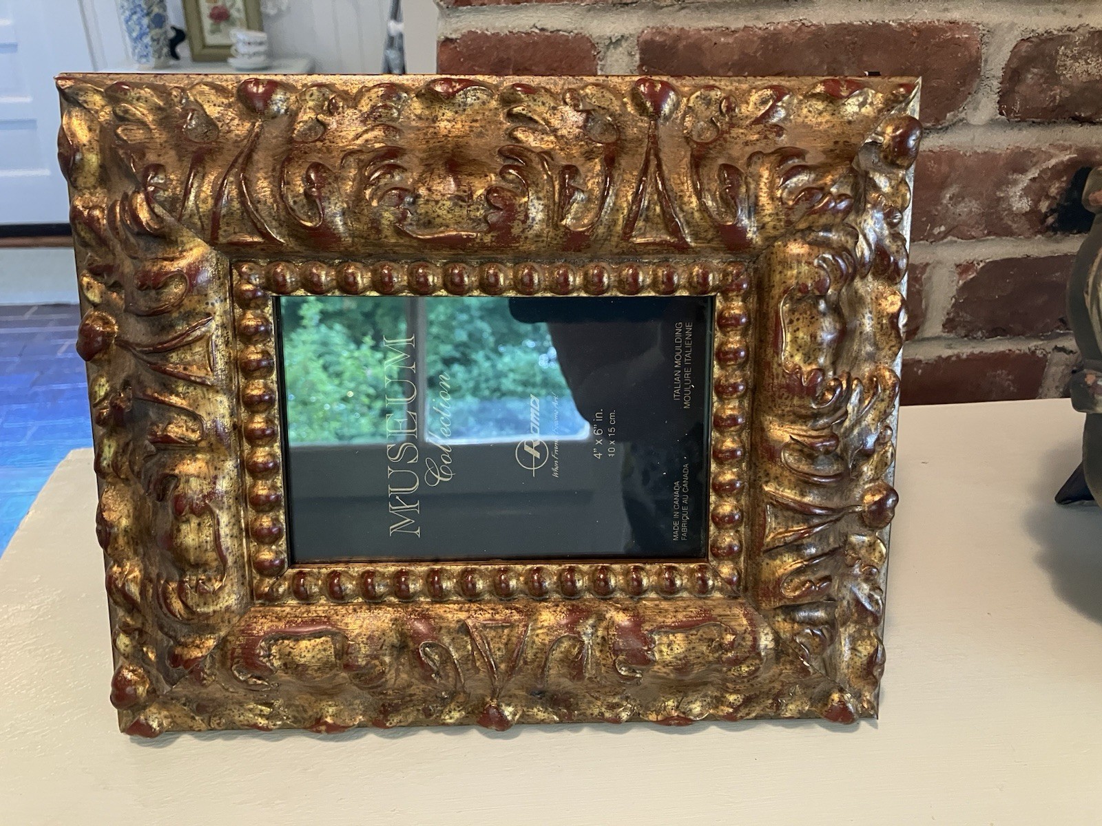Roma Heavily Ornate Museum Quality Italian Molding Picture Frame  4”x6”