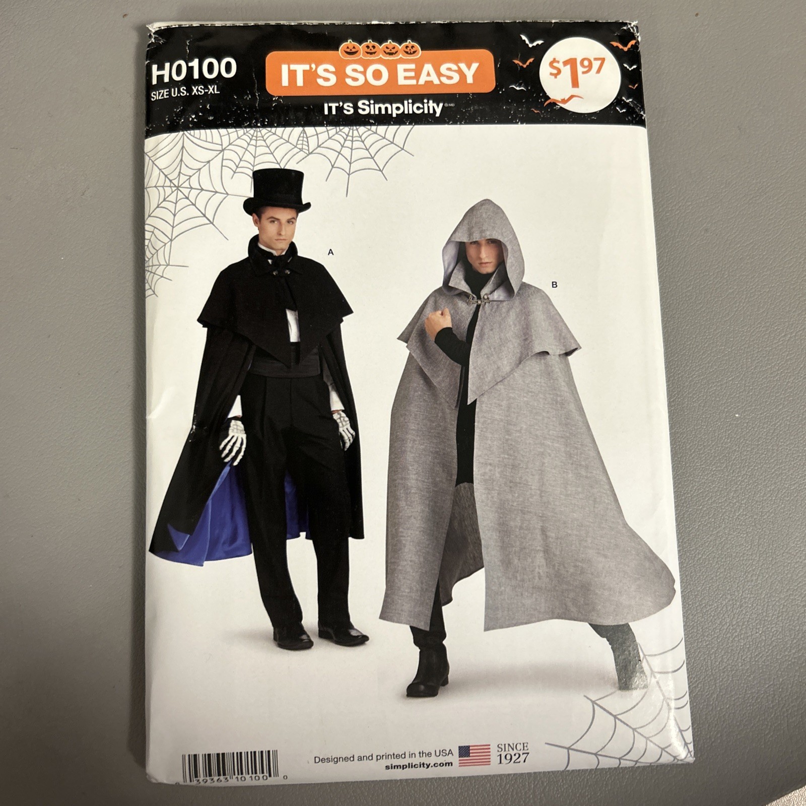 Simplicity It's So Easy Costumes H0100 Pattern Size XS-XL Uncut Halloween 2017 Simplicity It's So Easy Costumes H0100 Pattern Size XS-XL Uncut Halloween 2017