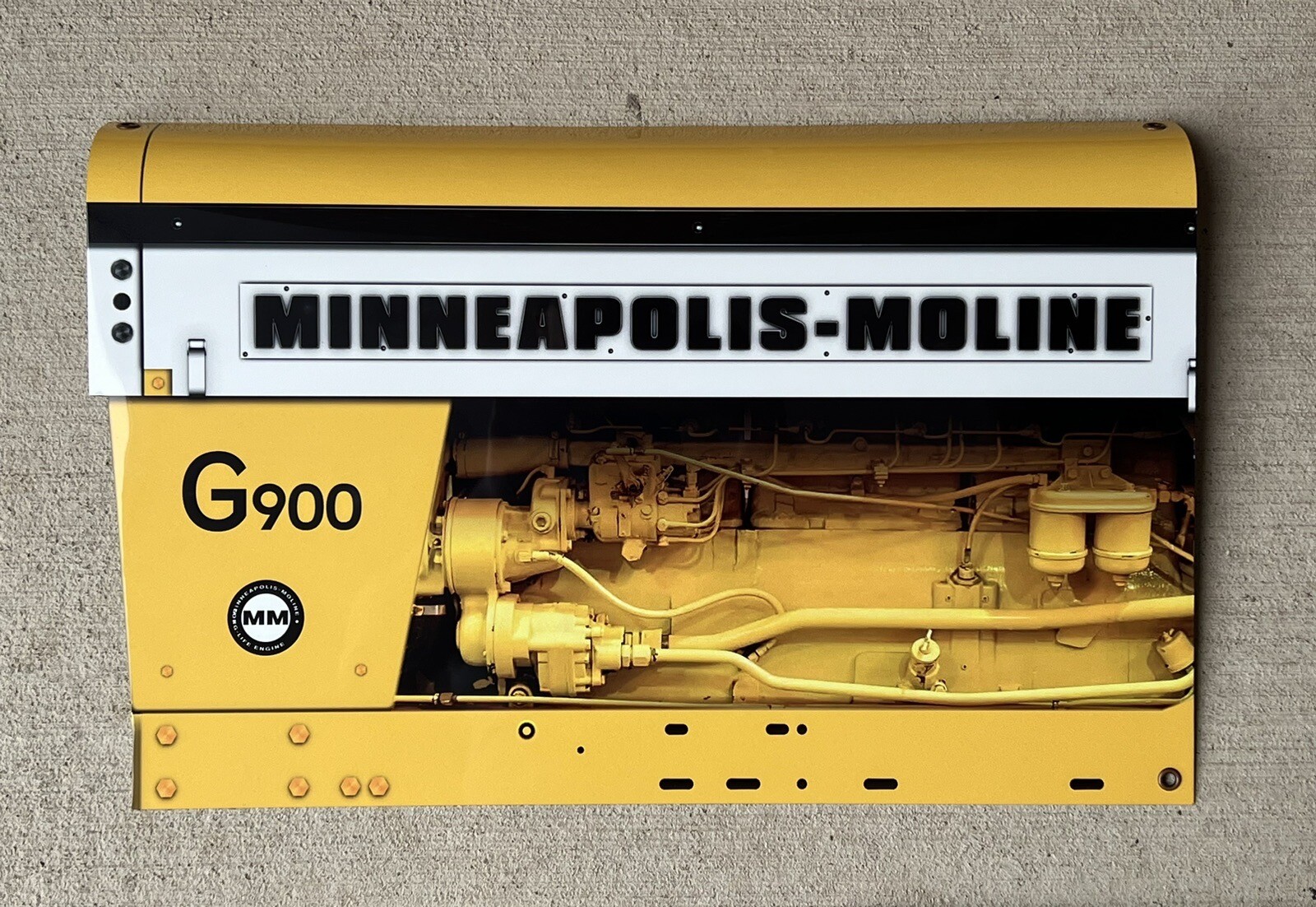 Wow Farm Equipment Tractor Farm 3D Sign Minneapolis Moline G900 Wow Farm Equipment Tractor Farm 3D Sign Minneapolis Moline G900