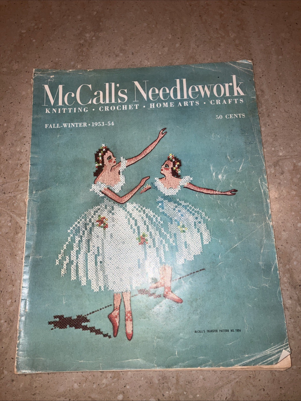 Vintage McCall Needlework Magazine Fall-Winter 1953-54 Vintage McCall Needlework Magazine Fall-Winter 1953-54