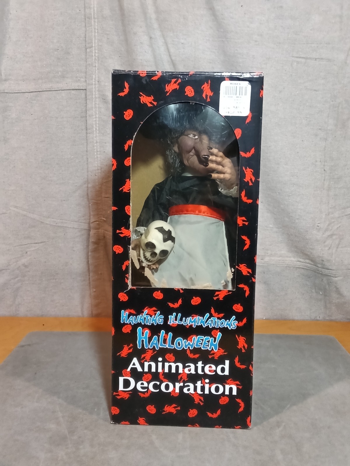 Vintage 1989 Telco Halloween Motionette Witch 15 Vintage 1989 Telco Halloween Motionette Witch 15