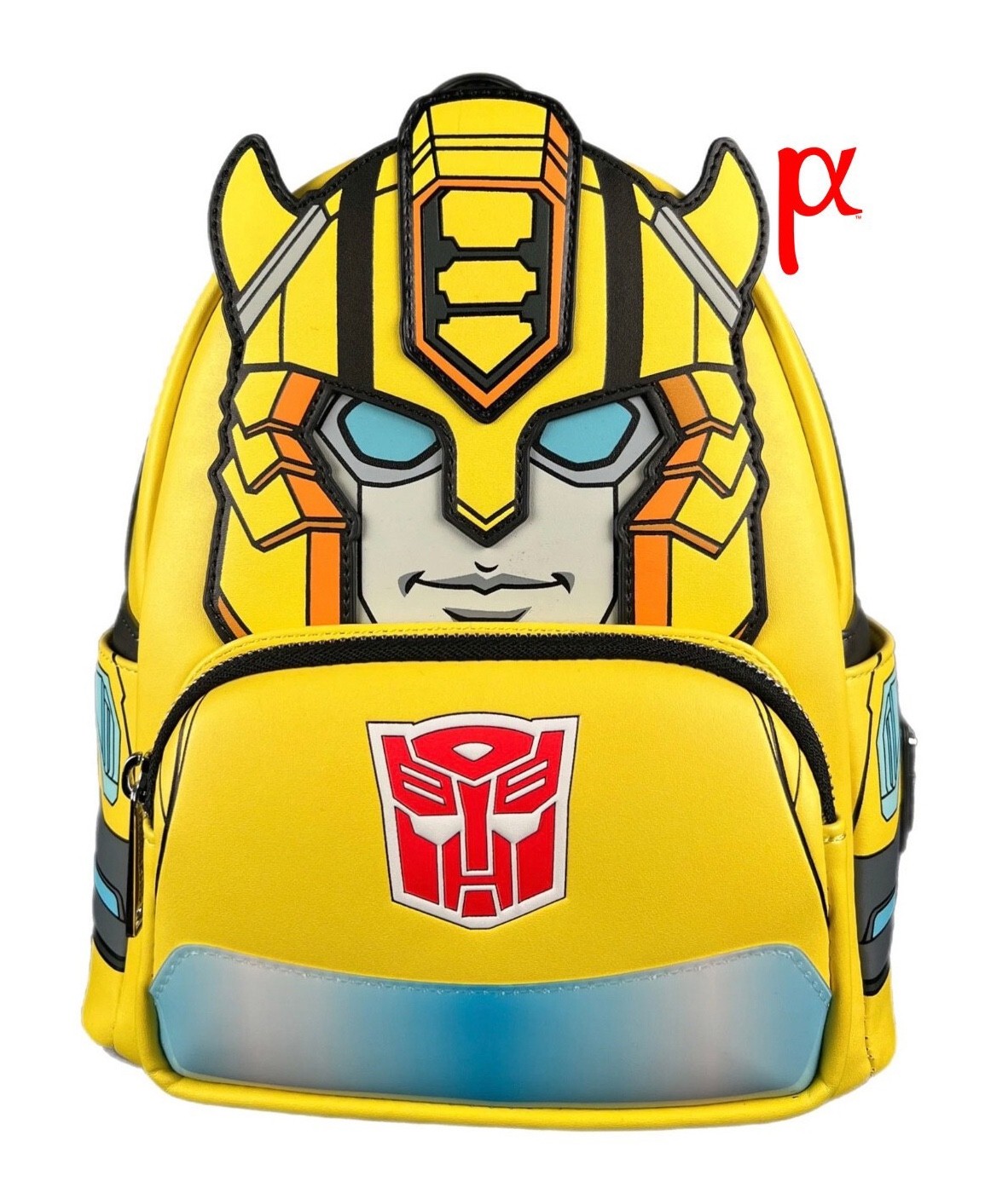 Loungefly Hasbro Transformers Bumblebee Glow Cosplay Mini Backpack LE Exclusive