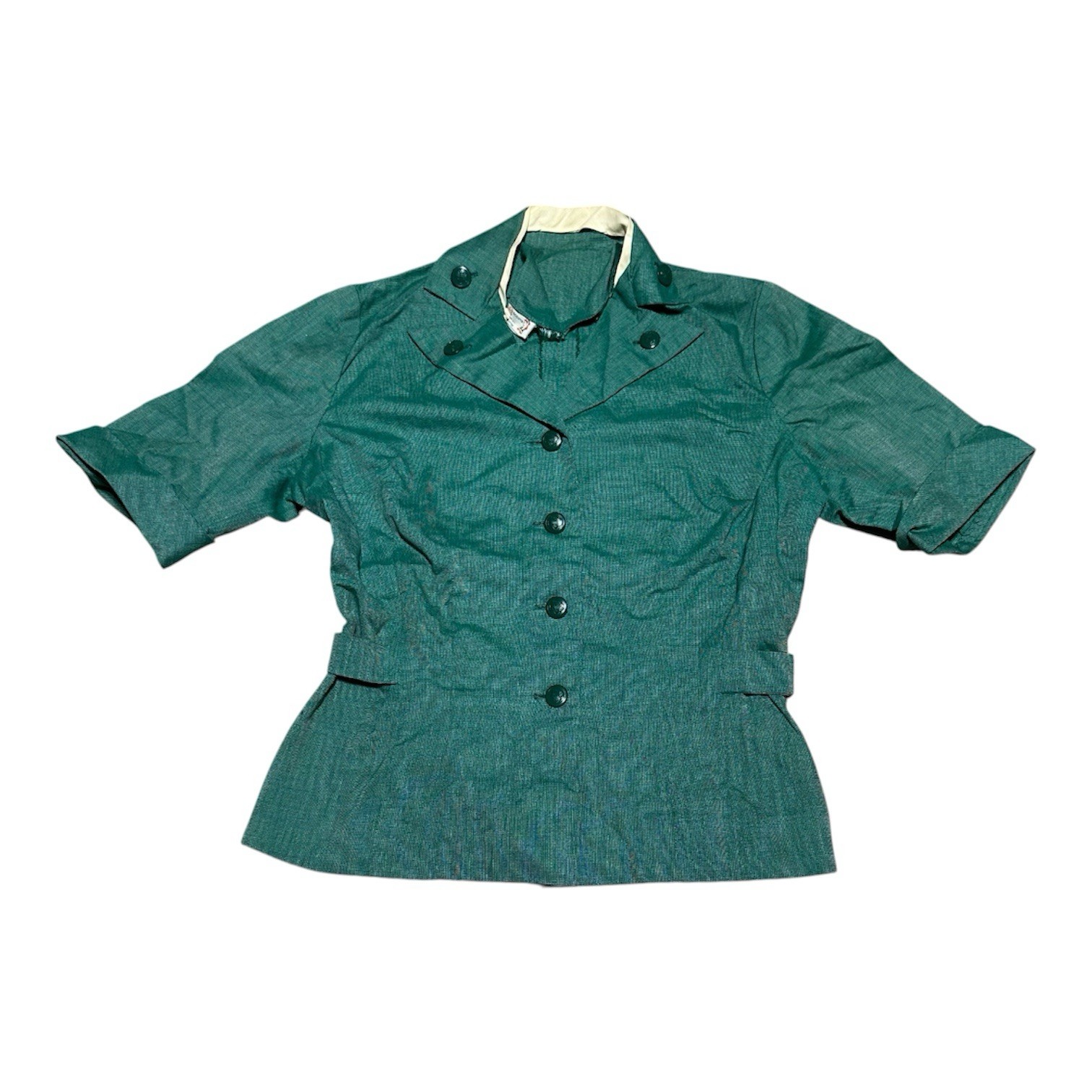 Vintage 50s Official Girl Scouts Uniform Top Shirt