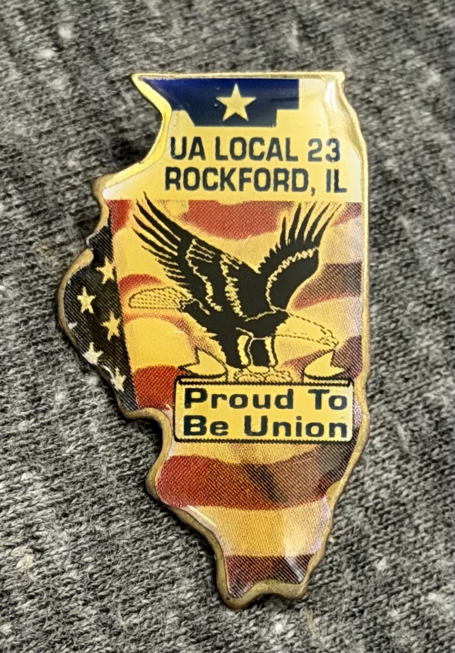 VTG UA Local 23 Pin Rockford Illinois Plumbers Pipefitters Steamfitters HVAC VTG UA Local 23 Pin Rockford Illinois Plumbers Pipefitters Steamfitters HVAC