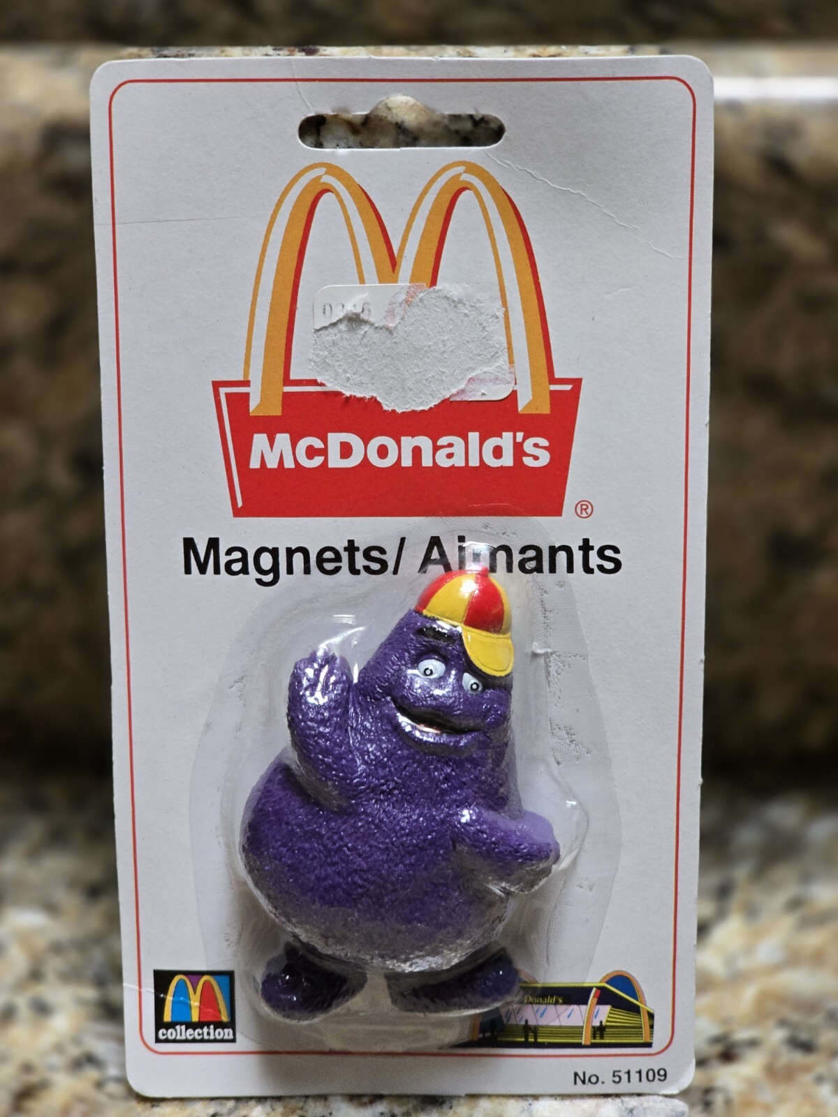 Vintage Grimace Magnet - Circa 1997 NEW RARE Vintage Grimace Magnet - Circa 1997 NEW RARE