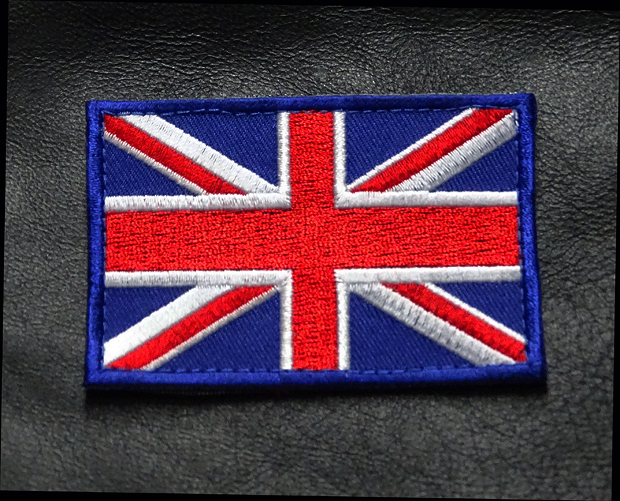 UNION JACK UK ENGLAND FLAG TACTICAL MORALE ARMY hook PATCH (MTE3)