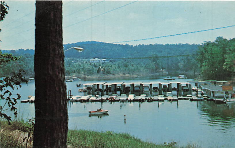 Postcard KY: Boat Dock, Rough River State Park, Falls of Rough, Kentucky Postcard KY: Boat Dock, Rough River State Park, Falls of Rough, Kentucky