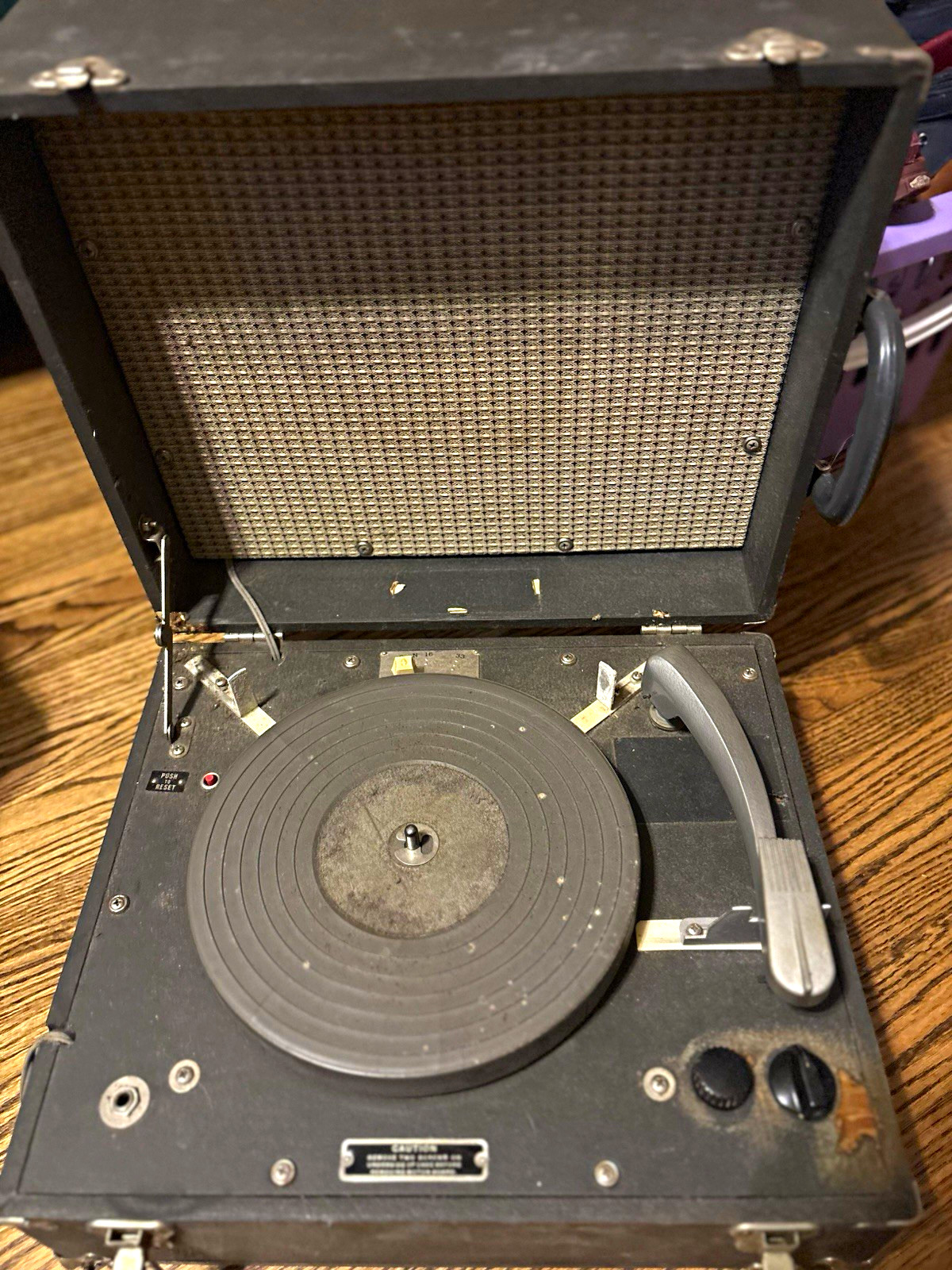 Vintage Talking Book Record Player Warwick AE Model Visually Impaired Blind