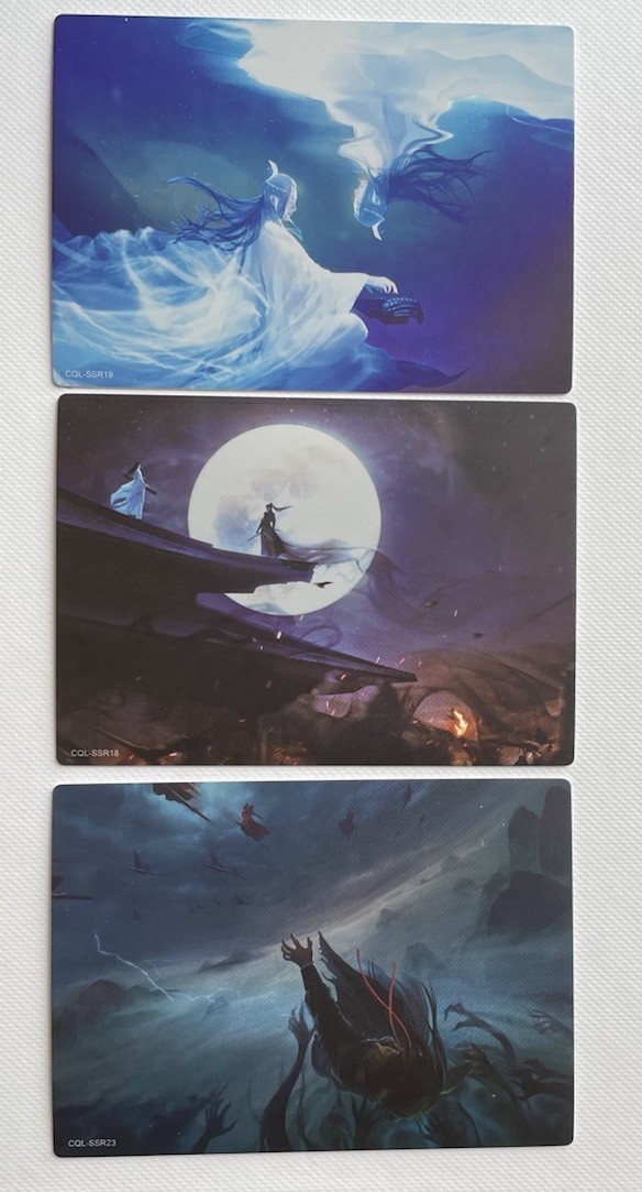 Genuine The Untamed Lan Wangji Wei Wuxian PhotoCard Wang YiBo Set Scenery MDZS 3
