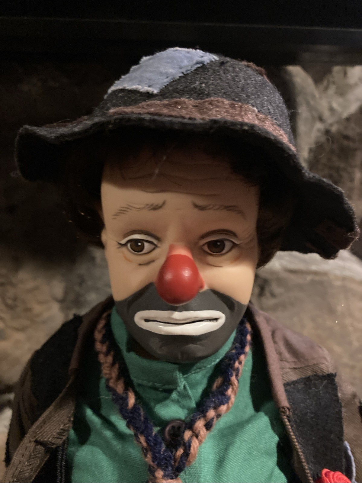 Effanbee 1997 Emmett Kelly Hobo Clown Doll, Vintage, Halloween, Tags, No Box