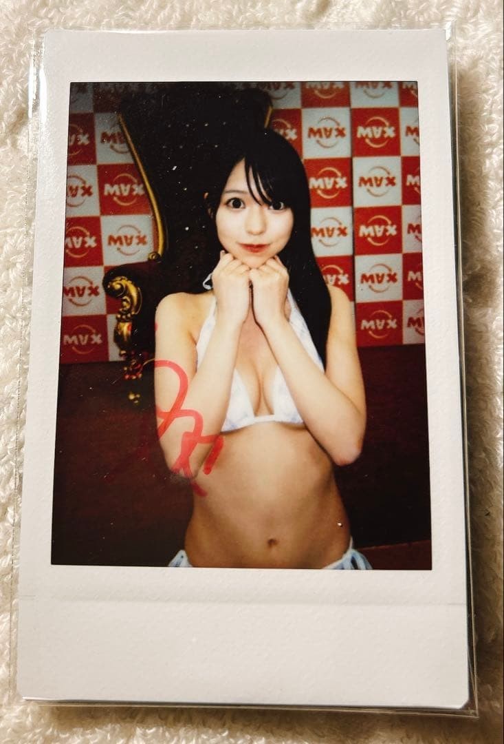 Cocoro Asano Auto Autographed Signed instax photo Cheki Japan Cocoro Asano Auto Autographed Signed instax photo Cheki Japan